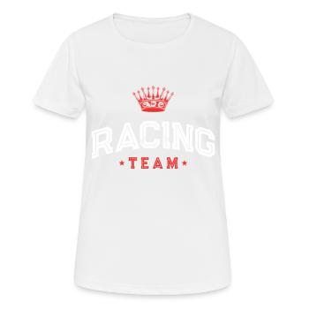 Racing Team - Women's Breathable T-Shirt - white - Front - AI Model Female 172 dark (172cm)
