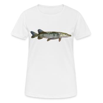 Pike - Women's Breathable T-Shirt - white - Front - AI Model Female 172 dark (172cm)