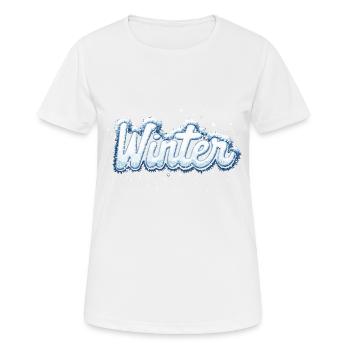 WINTER - Women's Breathable T-Shirt - white - Front - AI Model Female 172 dark (172cm)