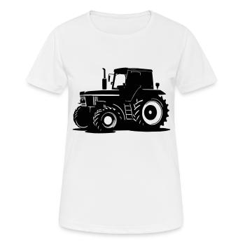 Tractor - Women's Breathable T-Shirt - white - Front - AI Model Female 172 dark (172cm)
