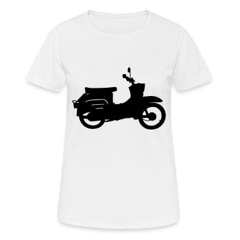 Avalez silhouette - T-shirt respirant Femme - blanc - Devant - AI Model Female 172 dark (172cm)