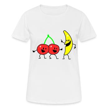 fruit salad two - Frauen T-Shirt atmungsaktiv - Weiß - Vorne - AI Model Female 172 dark (172cm)