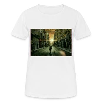 You never walk alone - Frauen T-Shirt atmungsaktiv - Weiß - Vorne - AI Model Female 172 dark (172cm)