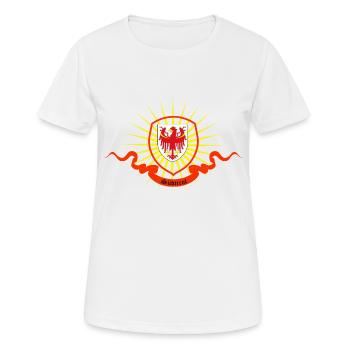 T-shirt tyrol du Sud - T-shirt respirant Femme - blanc - Devant - AI Model Female 172 dark (172cm)