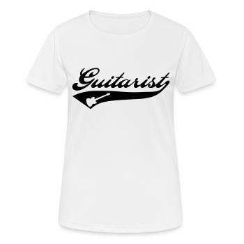 Guitarist - Women's Breathable T-Shirt - white - Front - AI Model Female 172 dark (172cm)