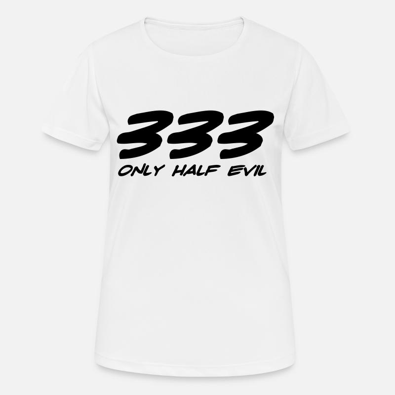 Half Evil - Women's Breathable T-Shirt - white