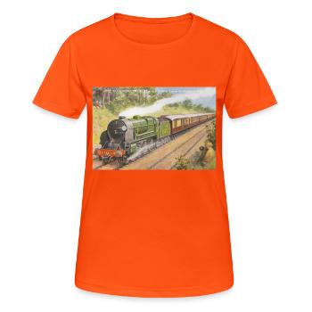 bournemouth belle - Women's Breathable T-Shirt - neon orange - Front - AI Model Female 172 dark (172cm)