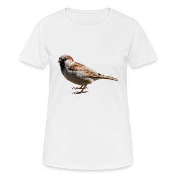 moineau - T-shirt respirant Femme - blanc - Devant - AI Model Female 172 dark (172cm)