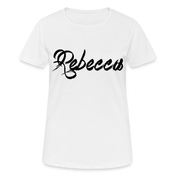 Rebecca - T-shirt respirant Femme - blanc - Devant - AI Model Female 172 dark (172cm)