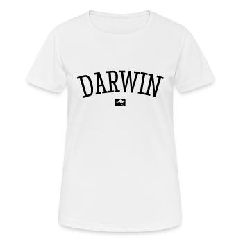 Darwin Australie Down Under Kangaroo Koala Outback - T-shirt respirant Femme - blanc - Devant - AI Model Female 172 dark (172cm)