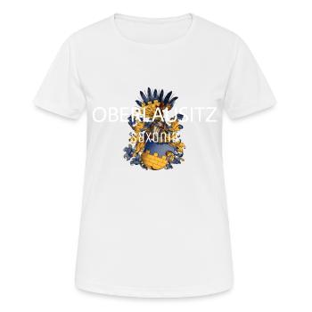 Upper lusatia - Women's Breathable T-Shirt - white - Front - AI Model Female 172 dark (172cm)