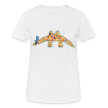 Camouflaged anteater - Women's Breathable T-Shirt - white - Front - AI Model Female 172 dark (172cm)
