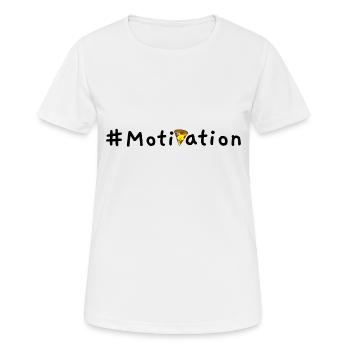 Motivation - Women's Breathable T-Shirt - white - Front - AI Model Female 172 dark (172cm)