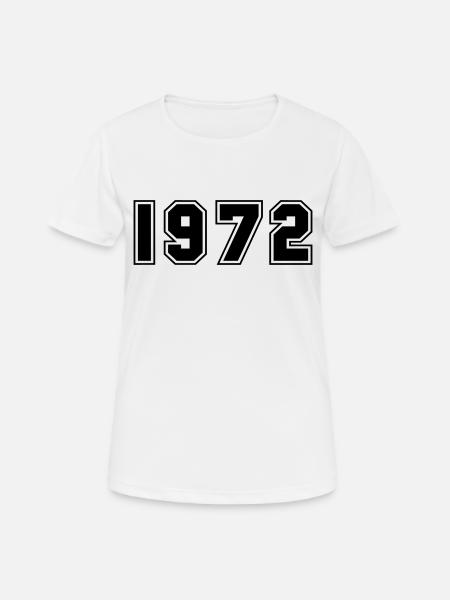 1972 - T-shirt respirant Femme - blanc