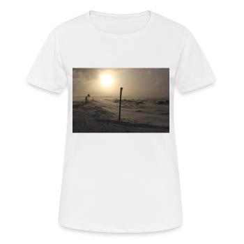Alone in Iceland - Women's Breathable T-Shirt - white - Front - AI Model Female 172 dark (172cm)