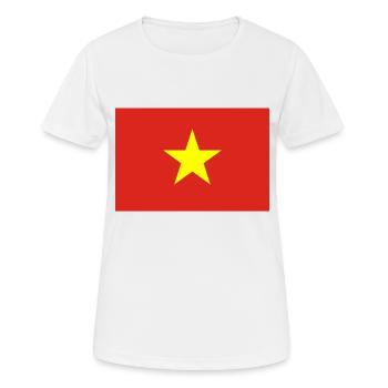 Vietnam - T-shirt respirant Femme - blanc - Devant - AI Model Female 172 dark (172cm)