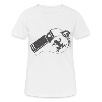 Whistle - Women's Breathable T-Shirt - white - Front - AI Model Female 172 dark (172cm)