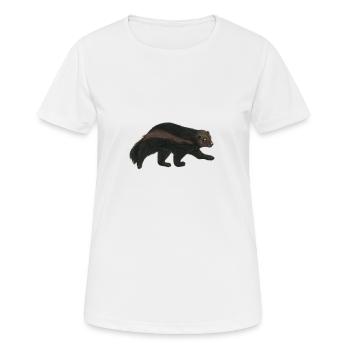 Glutton - Women's Breathable T-Shirt - white - Front - AI Model Female 172 dark (172cm)