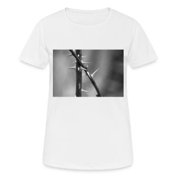 Danger - Frauen T-Shirt atmungsaktiv - Weiß - Vorne - AI Model Female 172 dark (172cm)