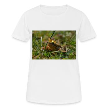 Prince grenouille comme dans un conte de fées - T-shirt respirant Femme - blanc - Devant - AI Model Female 172 dark (172cm)