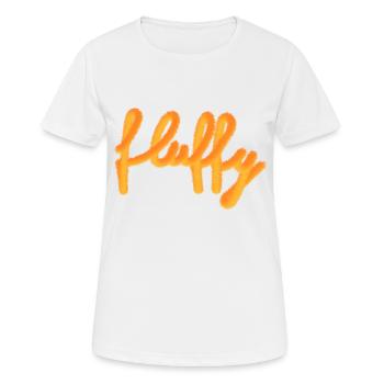 Fluffy - Women's Breathable T-Shirt - white - Front - AI Model Female 172 dark (172cm)