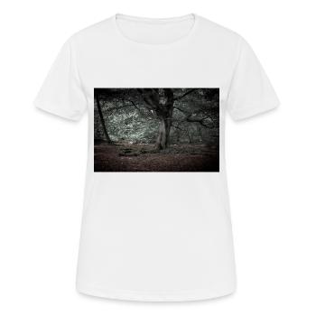 Dans la forêt de contes de fées - T-shirt respirant Femme - blanc - Devant - AI Model Female 172 dark (172cm)