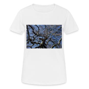 Kahler Baum - Frauen T-Shirt atmungsaktiv - Weiß - Vorne - AI Model Female 172 dark (172cm)