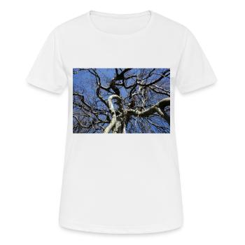 Kahler Baum - Frauen T-Shirt atmungsaktiv - Weiß - Vorne - AI Model Female 172 dark (172cm)