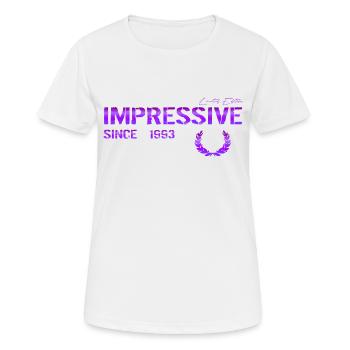 Impressive since 1993 - Women's Breathable T-Shirt - white - Front - AI Model Female 172 dark (172cm)