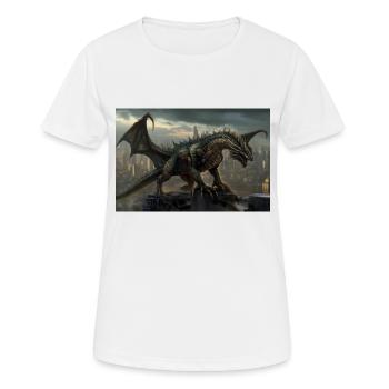 Dragon 3 - T-shirt respirant Femme - blanc - Devant - AI Model Female 172 dark (172cm)