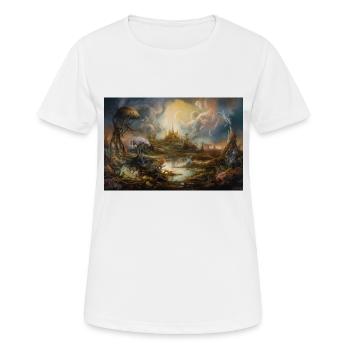 Cadeau Epic Fantasyland 1 - T-shirt respirant Femme - blanc - Devant - AI Model Female 172 dark (172cm)