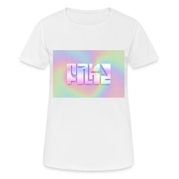 Fake - Frauen T-Shirt atmungsaktiv - Weiß - Vorne - AI Model Female 172 dark (172cm)