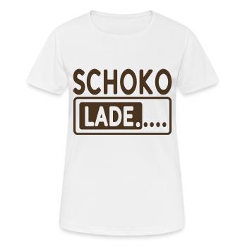 Chocolat - T-shirt respirant Femme - blanc - Devant - AI Model Female 172 dark (172cm)