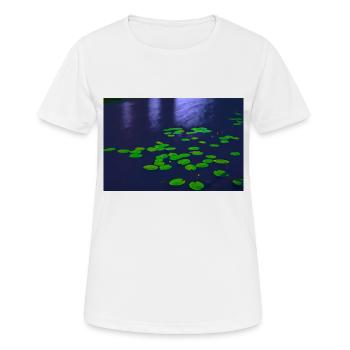 Testnetzwerk - Frauen T-Shirt atmungsaktiv - Weiß - Vorne - AI Model Female 172 dark (172cm)
