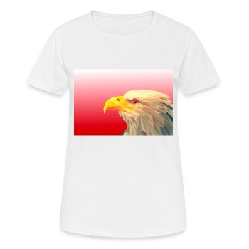 Eagle. - Women's Breathable T-Shirt - white - Front - AI Model Female 172 dark (172cm)