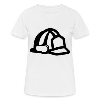 Feuerwehrmann - Frauen T-Shirt atmungsaktiv - Weiß - Vorne - AI Model Female 172 dark (172cm)