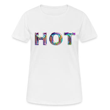 For That Summers Day - Women's Breathable T-Shirt - white - Front - AI Model Female 172 dark (172cm)