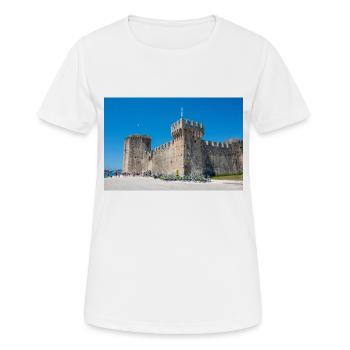 château et forteresse Kamerlengo (Kaštel Kamerlengo) - T-shirt respirant Femme - blanc - Devant - AI Model Female 172 dark (172cm)