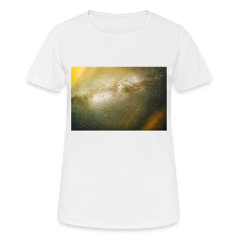 Raum - Frauen T-Shirt atmungsaktiv - Weiß - Vorne - AI Model Female 172 dark (172cm)