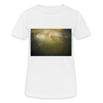 Astro spatiale - T-shirt respirant Femme - blanc - Devant - AI Model Female 172 dark (172cm)
