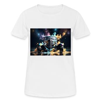 Hot Rod #2 - T-shirt respirant Femme - blanc - Devant - AI Model Female 172 dark (172cm)