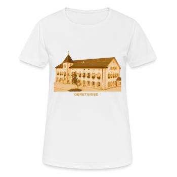Hôtel de ville de Geretsried Haute-Bavière Bad Tölz Bavière - T-shirt respirant Femme - blanc - Devant - AI Model Female 172 dark (172cm)