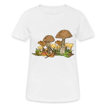 Fungi - Women's Breathable T-Shirt - white - Front - AI Model Female 172 dark (172cm)