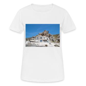 lost place Empros Therme bei den Therma Springs - Frauen T-Shirt atmungsaktiv - Weiß - Vorne - AI Model Female 172 dark (172cm)