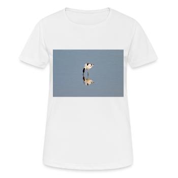 Avocet in the Water - Women's Breathable T-Shirt - white - Front - AI Model Female 172 dark (172cm)
