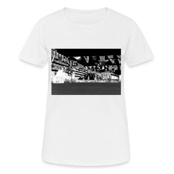 Nations - Frauen T-Shirt atmungsaktiv - Weiß - Vorne - AI Model Female 172 dark (172cm)