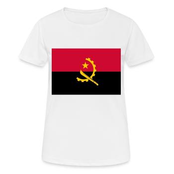 Angola - T-shirt respirant Femme - blanc - Devant - AI Model Female 172 dark (172cm)