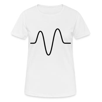 Pulse, heartbeat - Women's Breathable T-Shirt - white - Front - AI Model Female 172 dark (172cm)