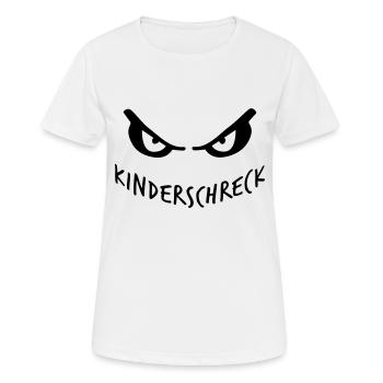 enfants effrayés - T-shirt respirant Femme - blanc - Devant - AI Model Female 172 dark (172cm)