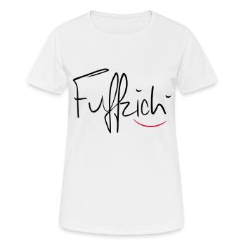 fünfzig - Frauen T-Shirt atmungsaktiv - Weiß - Vorne - AI Model Female 172 dark (172cm)